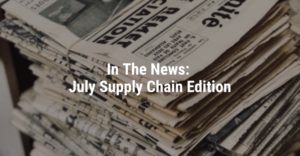 Supply Chain News Header Image
