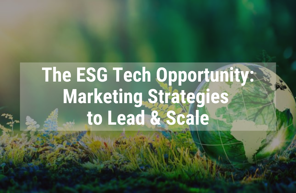 ESG tech marketing